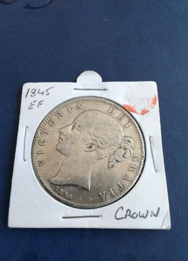 Young   Head  Victorian   Silver  Crown