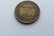 1 franc coins 1922