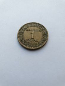 1 franc coins 1922