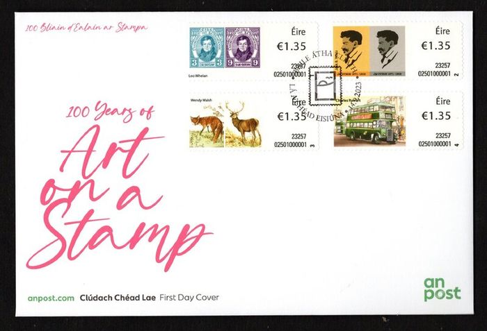 2023 Ireland SOAR Art on Stamps (2023) SOAR Stamps An Post First Day Cover (FDC)