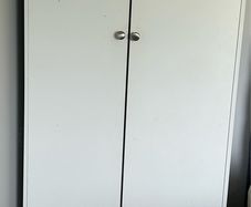 White wardrobe, 2 doors