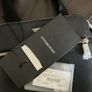 Emporio Armani Black Leather Messenger Bag Image 3