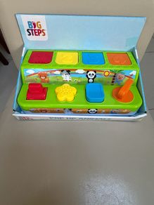 Big Steps Pop-Up Animals Toy