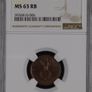 War-time Germany 1939A 2 Reichspfennig NGC Graded MS63 RB Image 2