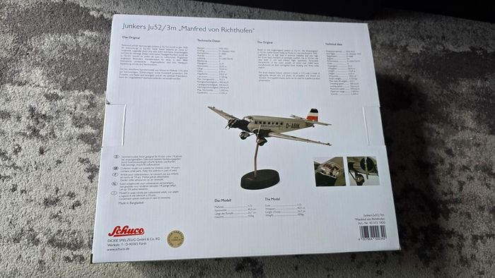 1:72 Schuco Junkers Ju-52 diecast airplane