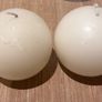 Glass Candle Holder and Candles x 2 Image 5