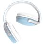 Bluetooth Headphones Blue/Silver Head Phones Image 2