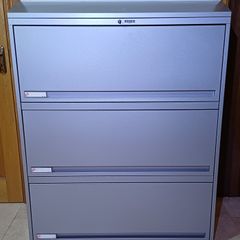 Steel Slider 3 Drawer Filing Cabinets