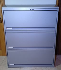 Steel Slider 3 Drawer Filing Cabinets