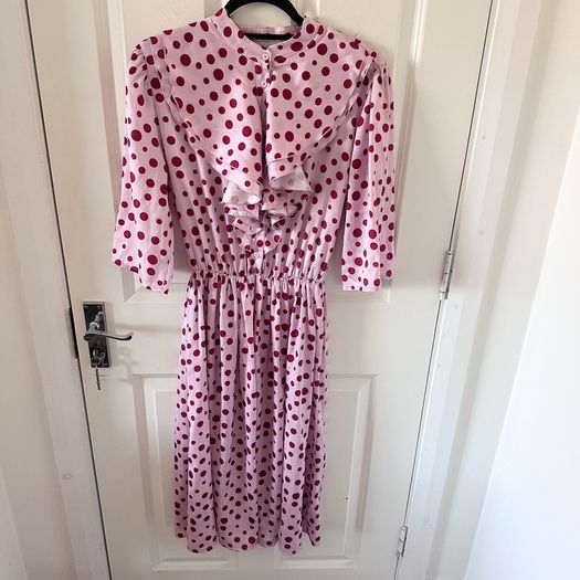 Pink Polka Dot Dress