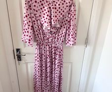 Pink Polka Dot Dress
