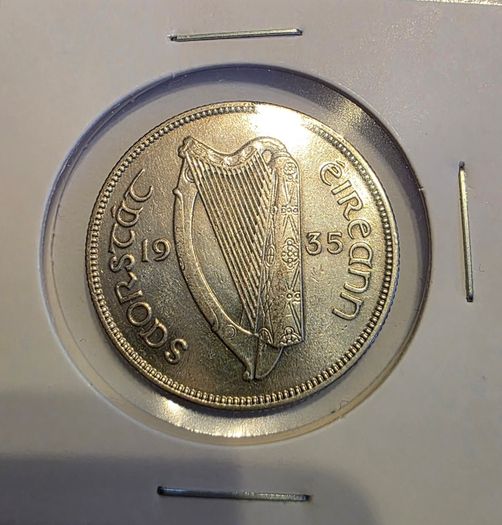 1935 irish silver florin