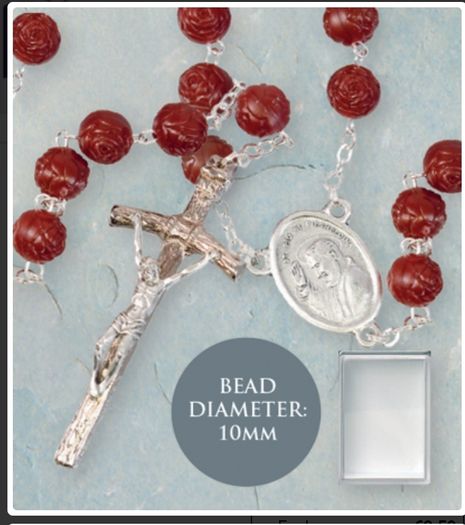 padre pio rosary beads