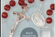 padre pio rosary beads