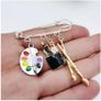 Artist Palette Brooch Image 3