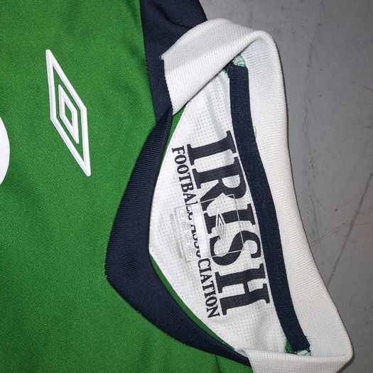 FREE POST Player Issue (LB) Northern Ireland 2006 Jersey Shirt Umbro Vintage Retro Soccer Football Irish Green Norn iron Youths Kids Boys Girls