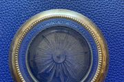 Sterling Silver Glass  Coaster