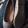 Primadonna Leather Studded Embellished Flat Ballerina Shoes Uk6 New Image 3