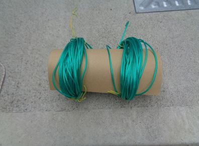 Green Plastic Clothes Line x 2 for Sale