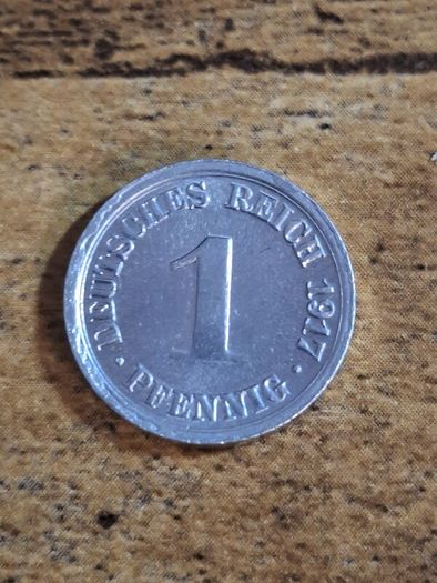 German Empire, Germany, 1 Pfennig 1917 F - free standard postage