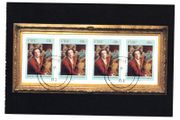 2003 Ireland 140th Anniversary of National Gallery of Ireland 2nd Issue Commemorative Stamps Booklet Pane (HP140) "Self-Portrait as Timanthes" by James Barry, Fine Used with Dublin CDS Cancel