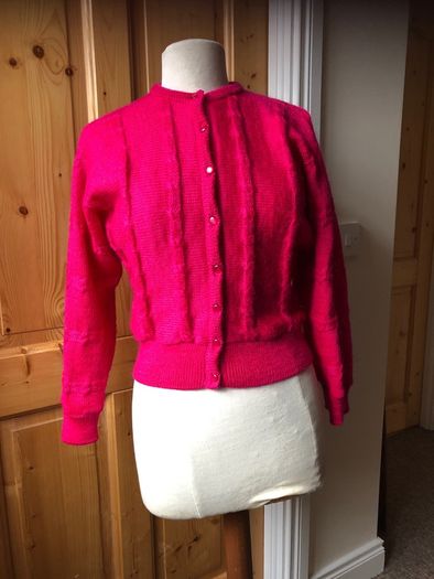 Ladies Vintage Mohair Cardigan