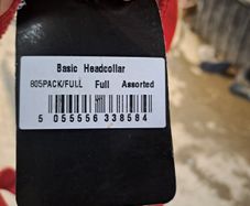 equestrian, head collar with lead,size full