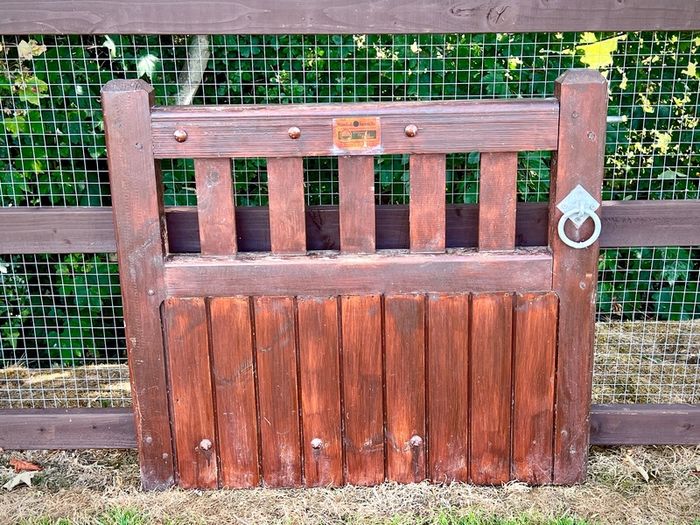 Hardwood gates for sale.