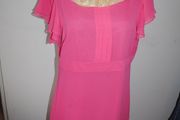 Daisy May pink knee length lovely dress size UK16 EU44 Postage included