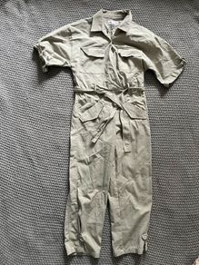 Zara green khaki jumpsuit overall 152 cm 11-12y