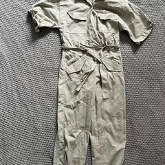 Zara green khaki jumpsuit overall 152 cm 11-12y