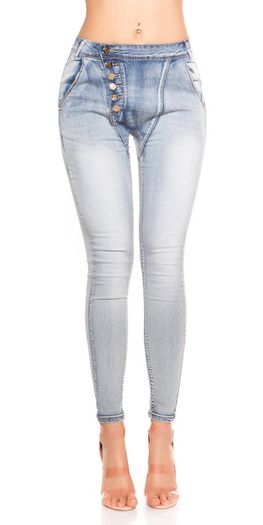 Skinnies w buttons size  8 10 12