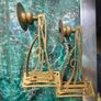 Vintage Pair of piano or wall sconces Image 2