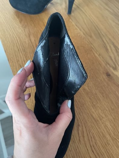 Clark woman leather shoes