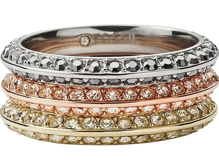 Fossil woman's rings . New with tag. Size 170.