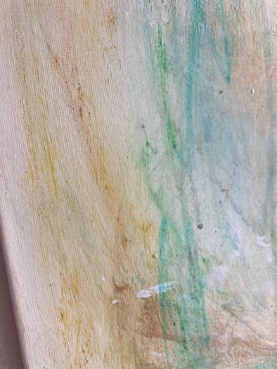 Original Abstract Painting Biophilic Art Neutral Art  Quiet Luxury Art