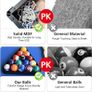 Foldable Games Table 3 in 1 Combo Game Table, Folding Pool Table/Billiard Snooker Table, Air Hockey Table, Table Tennis Table with All Accessories, 55 Inch Image 7
