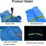 Bear Small Dogs Winter Clothes,Dog Winter Warm Coat Soft Fleece with Reflective Zip Dog Onesie Jumpsuit, Puppy Pet Pajamas Costume Apparel (Blue, L) Image 5