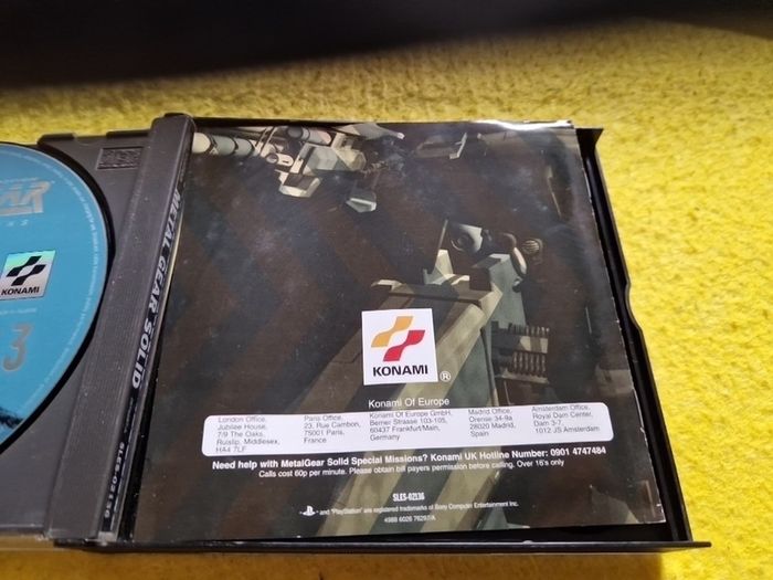 Metal Gear Solid Special Missions PlayStation1 Ps1 PlayStation2 Ps2 games Original
