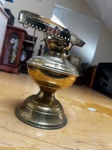 Vintage brass Oil Lamp