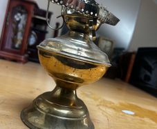 Vintage brass Oil Lamp