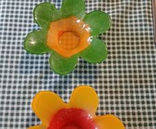 glass dessert  dishes
