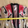 River Island Cardigan L Leopard Print Belted Open Front Red Black Boho Statement NEW good for Party concert Image 4