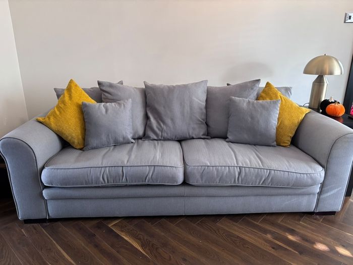 sofa and large single chair