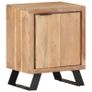 Bedside Cabinet 40x30x50 cm Solid Acacia Wood with Live Edges Image 9