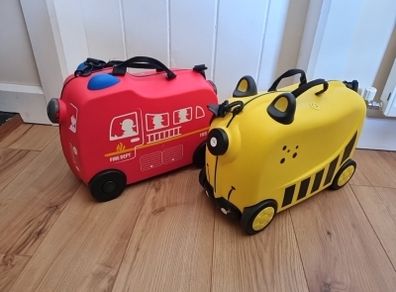 Free 2 x Trunki - Bee and Fire Engine