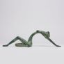 Minimalist Posing Lady - Patinated Bronze Image 3