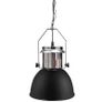 Ceiling Lamp 2 pcs Height-adjustable Modern Black Metal Image 5