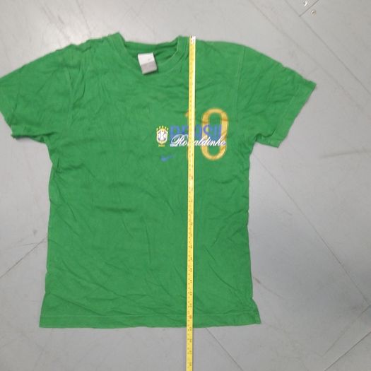 Brazil (XLB) 2006 Ronaldinho Tee Shirt Tshirt Jersey Vintage Retro Nike Jersey Brasil Soccer Football Retro Oldschool Youths CHilds Chilrdrens Girls Ladies Womans