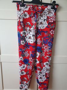 Mango trousers red S